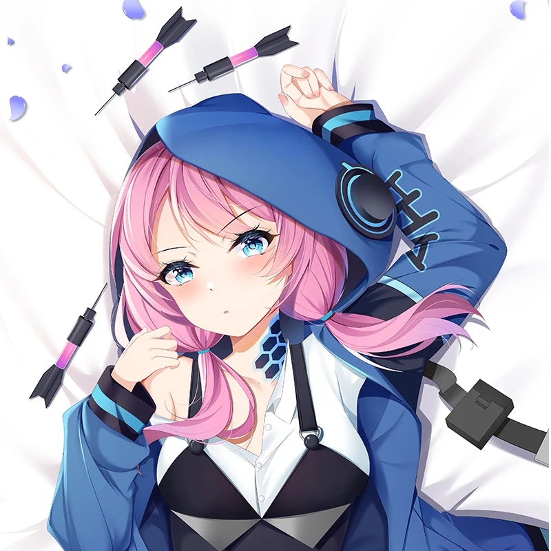 Cirno's Store-funda de almohada para chica, Original, azul, veneno, arknights, Dakimakura, sexy, anime-4