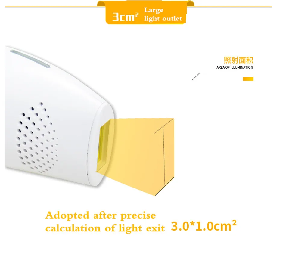 

Mini Hair Removal Device Home Laser Private Parts Beauty Salon Lady Shaver 500000 Rounds With Display 100-240V