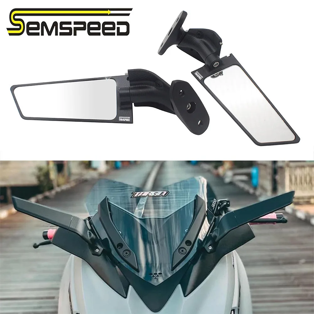 

For Yamaha XMAX X-MAX 250 300 400 2017-2020 Modified Motorcycle Stealth Mirror & Mirror Adapter Bracket Holder Decorative Sets