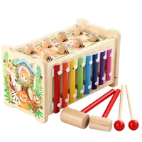 wooden xylophone instrument whack a mole game baby kid musical toys children early wisdom development education toys kids toys