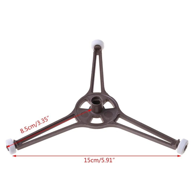 

Microwave Oven Triangle Shaped Tray For Microwave Parts 24.5cm Flat Glass Plate