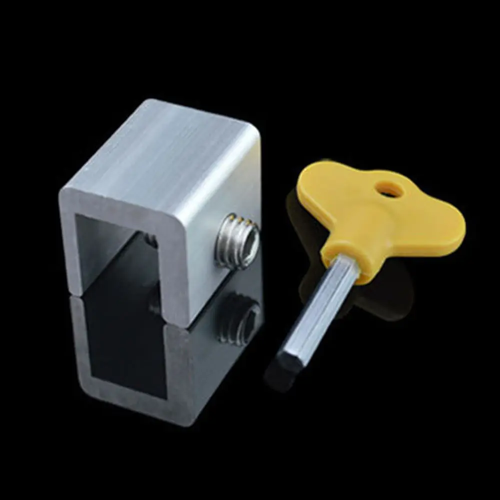 

Pull Door Security Lock Anti-theft Windows Track Buckle Window Rail Lock Set Hot