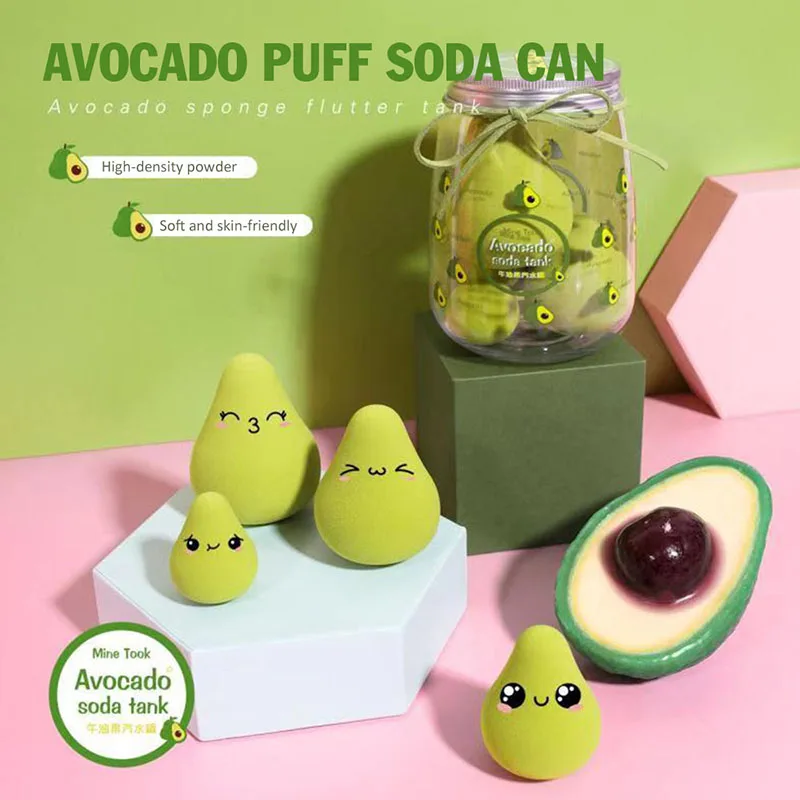 

1box Cosmetic Puff Powder Puff Smooth Cute Girl Makeup Foundation Sponge Beauty to Make Up Tools Accessories T1045