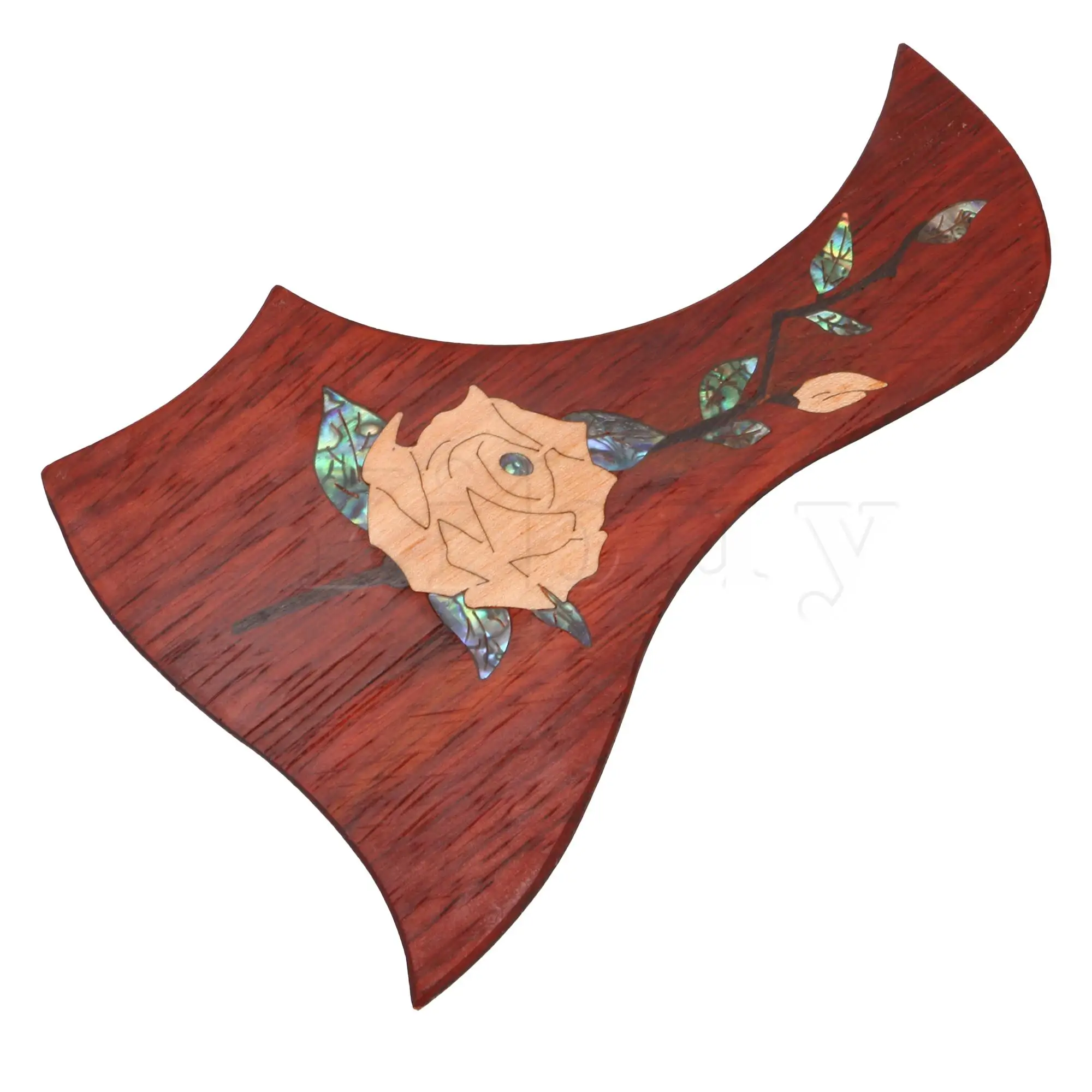 Yibuy Пион шаблон двусторонний клей дерево гитара маркер|Детали и аксессуары для