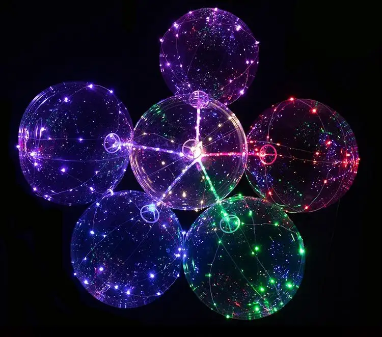 Светодиодный воздушный шар Bobo в каждый набор входит 18 дюймов светодиодный + 80 см