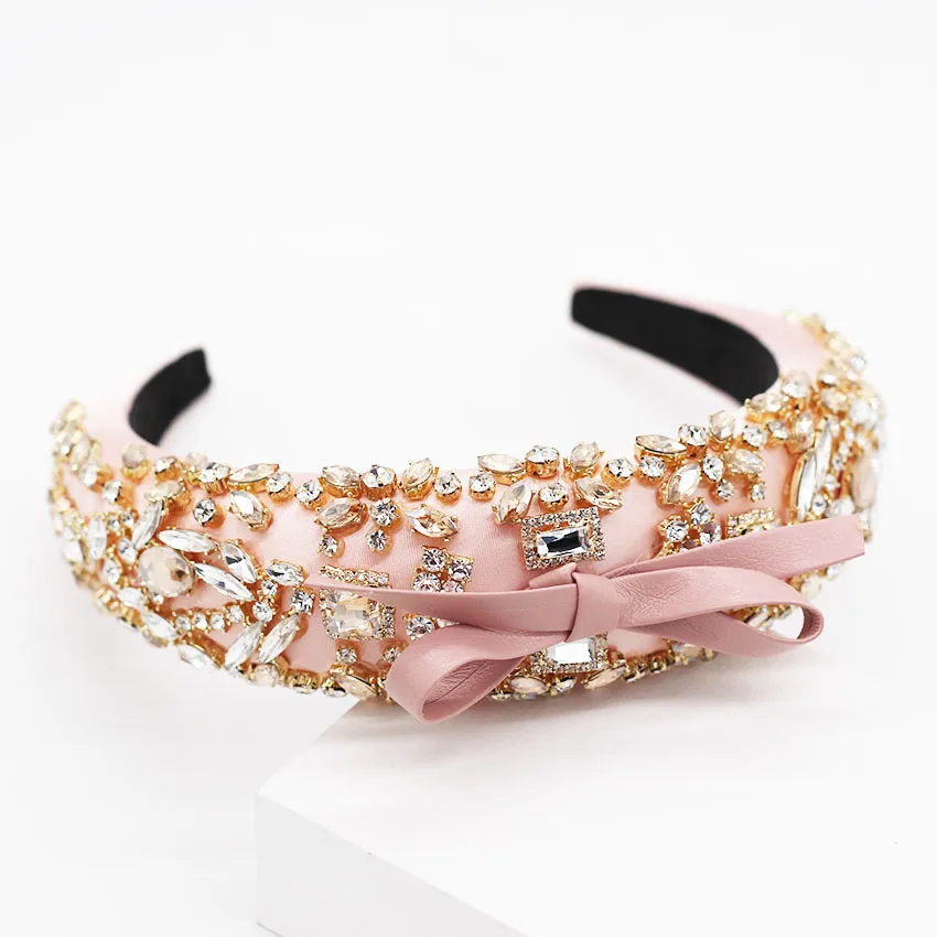 Ободок для волос Женский инкрустированный жемчугом