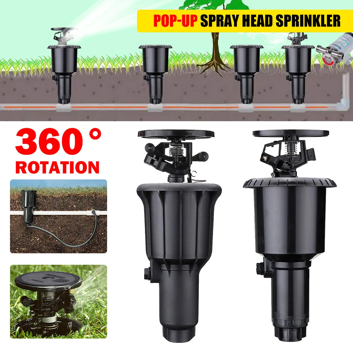 1/2 дюйма 3/4 разбрызгиватель высокого уровня воды Давление распылительную головку