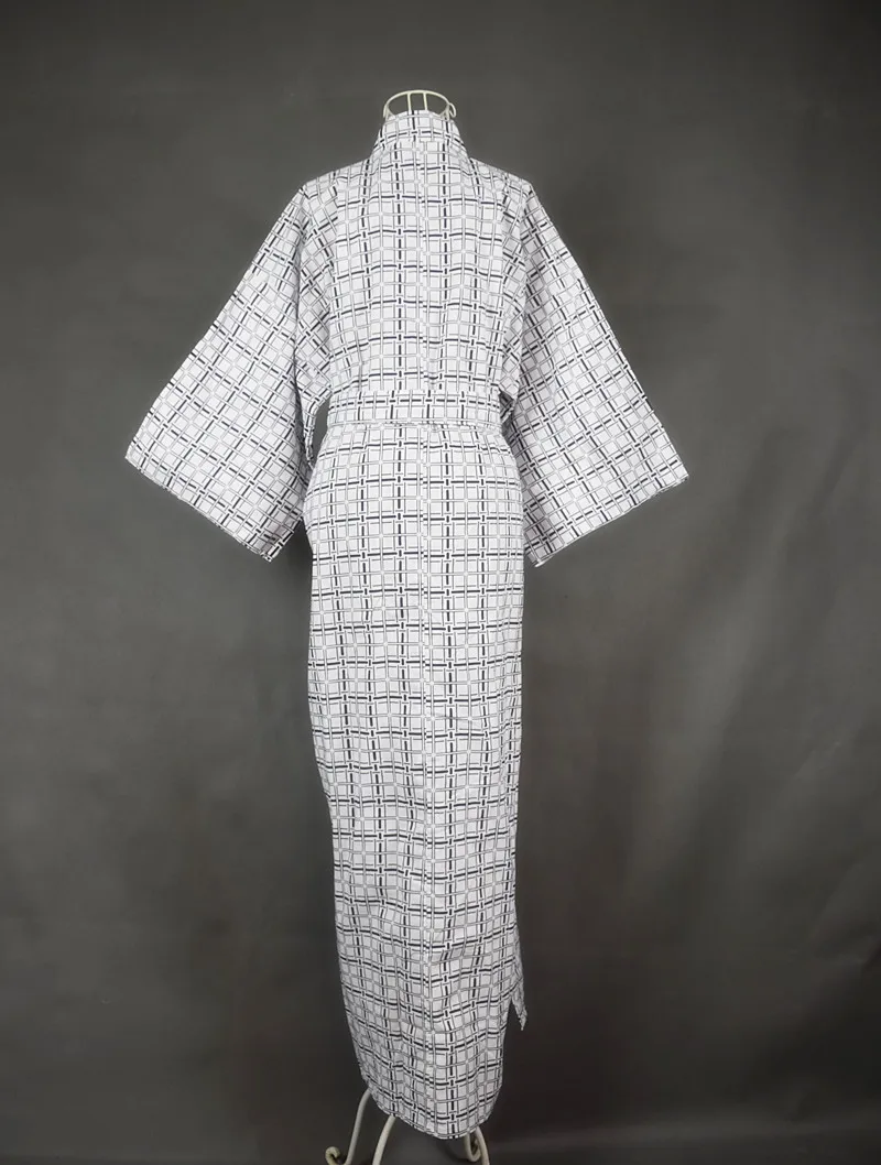 Крутое традиционное японское мужское кимоно, мужской Халат Yukata, хлопок, мужской банный халат, кимоно, одежда для сна с поясом 62502