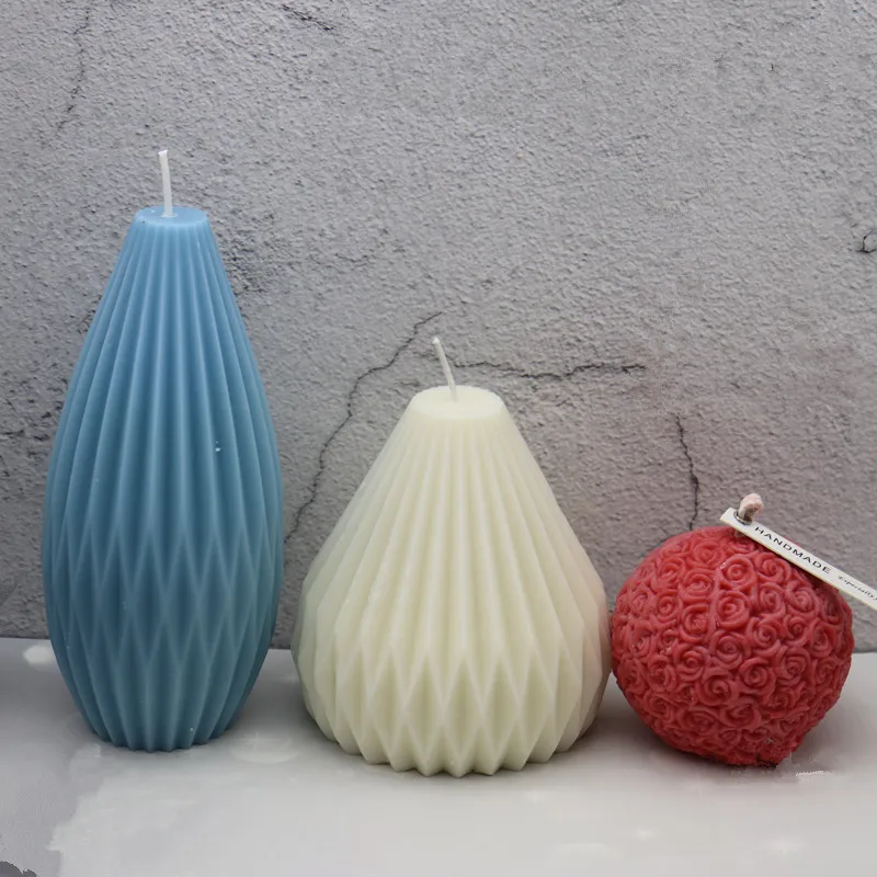 

Art Candle Mould Home Decoration Rubber Mould DIY Art Candle Mold Rose Flower Aromatherapy Plaster Mold Soap Mold