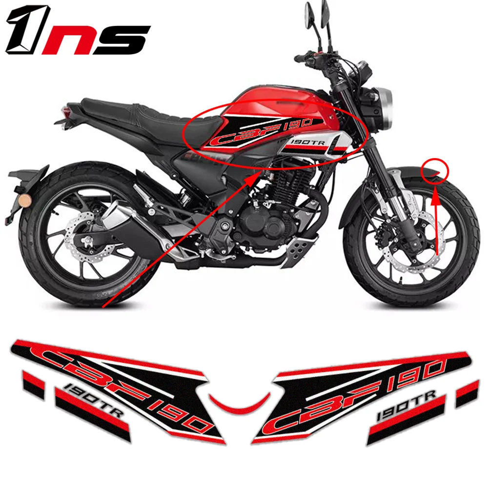 Наклейка на топливный бак мотоцикла Honda CBF190TR CBF 190TR 190 TR наклейки корпус автомобиля