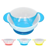 learning dishes service platetray suction cup baby dinnerware set temperature sensing feeding spoon child tableware food bowl