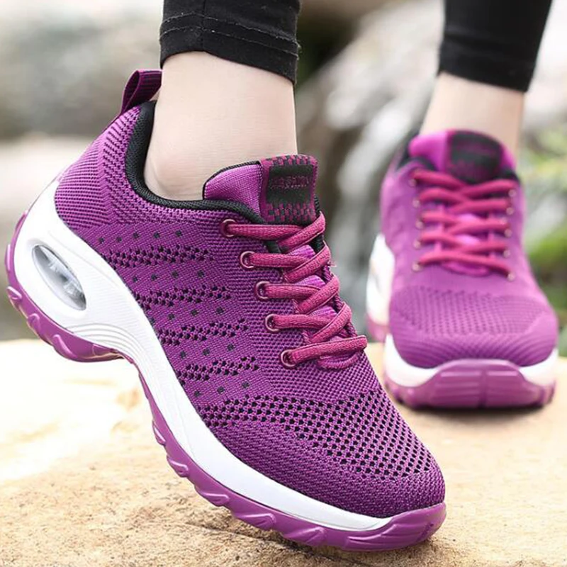 Новинка Сезон весна Спортивная обувь для отдыха Женская воздухопроницаемая