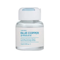 blue copper peptide face serum microneedle hydrating moisturizing repair soothing lifting firming anti aging essence skin care