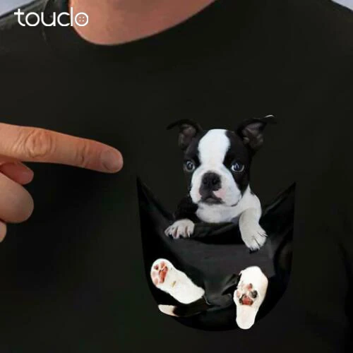 

Футболка с карманами Boston Terrier S - 3XL