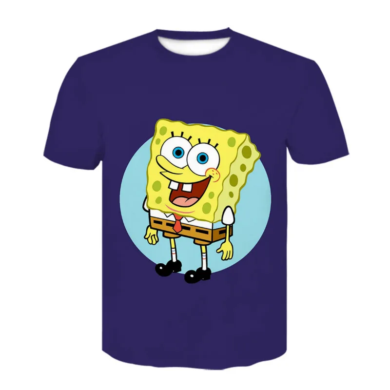 

Boys and girls' 3D printing funny cartoon cartoon T-shirt, fashionable street style, comfortable and breathable top, 2021 summer