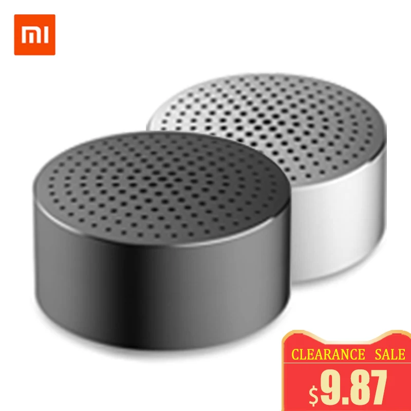 Xiaomi оригинальный динамик Портативный мини беспроводной Bluetooth стерео квадратная