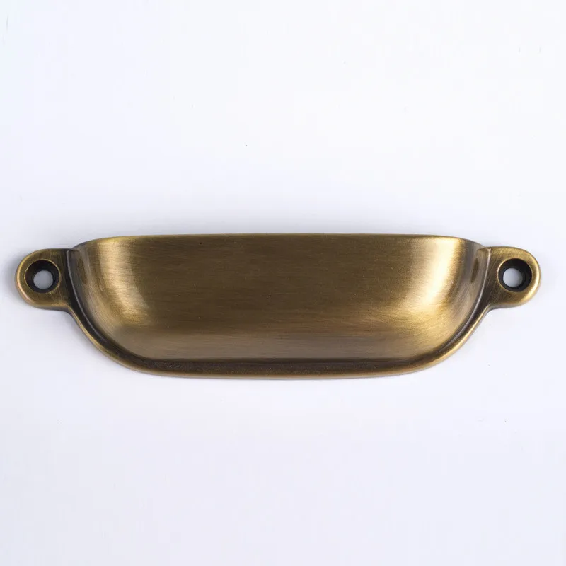 Поверхностный монтаж темная ручка оболочка уши яркая Хромированная для мебели