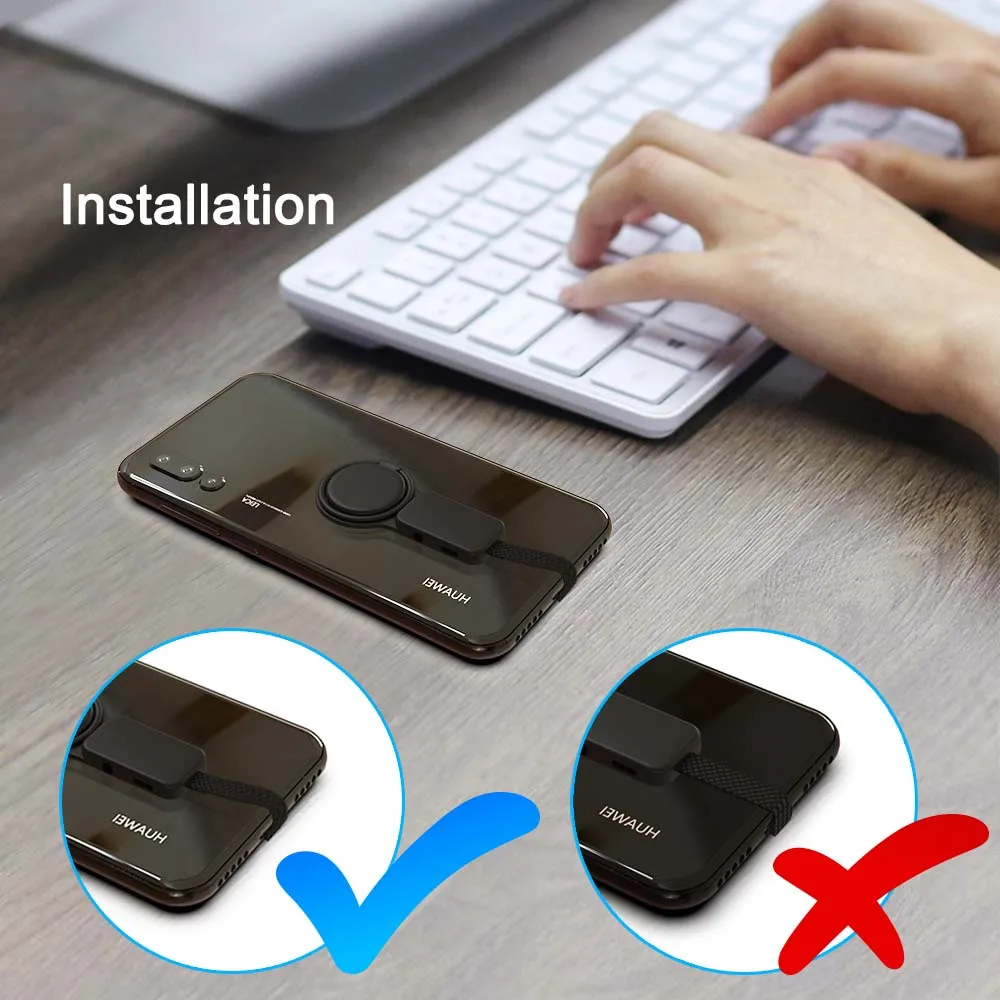 Тип C двойной адаптер и кольцо держатель USB C до 3,5 мм Aux аудио адаптер регулируемый держатель для телефона Быстрая зарядка для телефона type-C