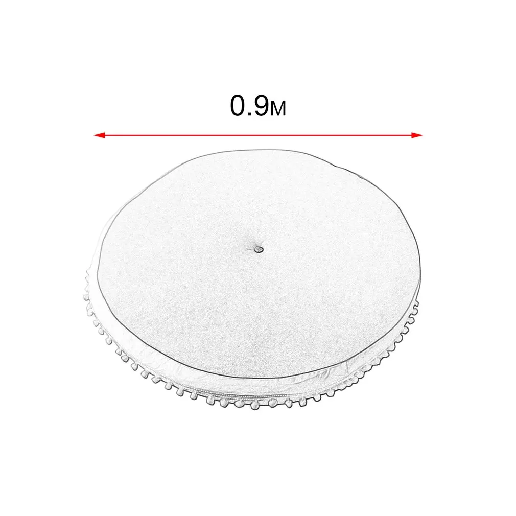 

90CM Round Cotton Padded Crawling Mats Baby Play Mats Soft Play Carpet Girls Boys Kids Room Floor Rugs Decoration Props
