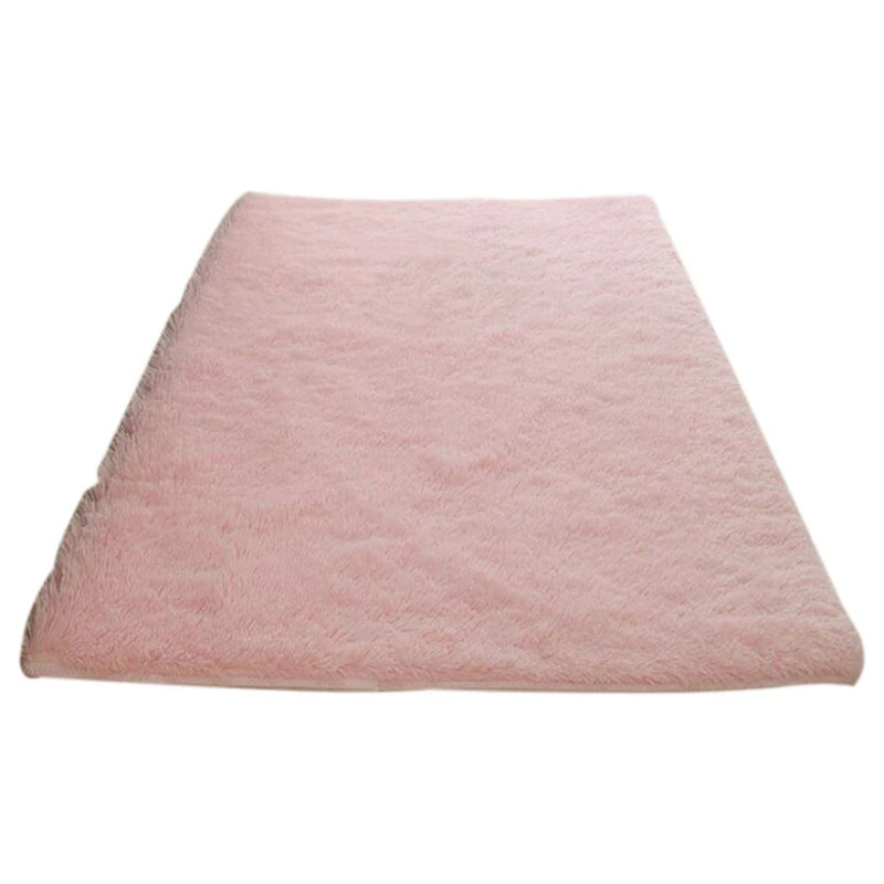 

Plush Carpet, Suitable for Bedroom and Living Room, Soft Modern Indoor Plush Carpet Home Decoration-Pink