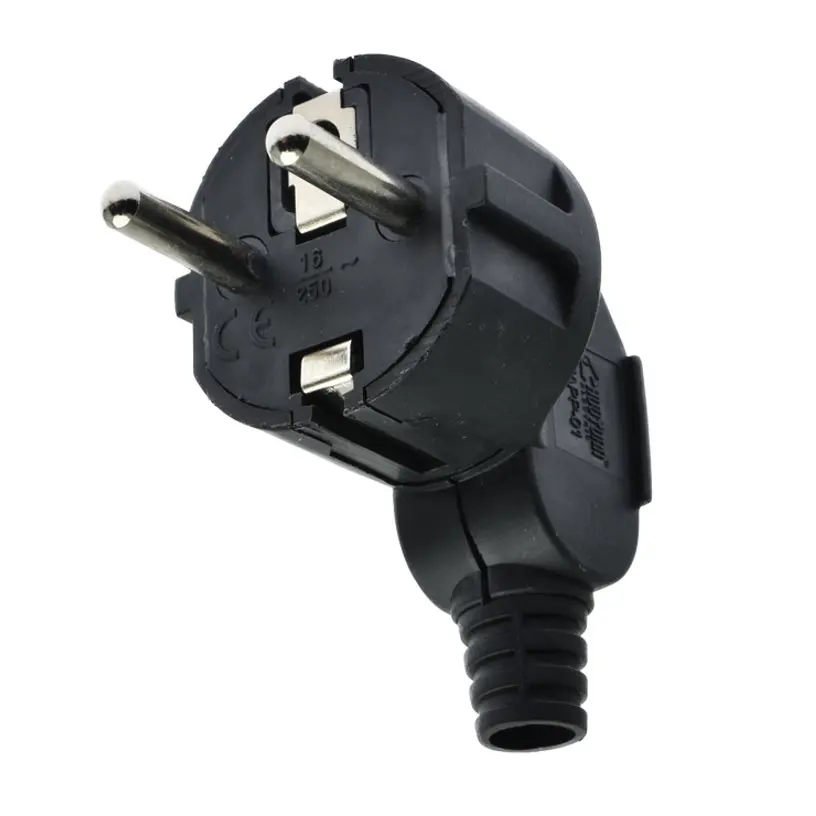 Запасная многоразовая вилка Schuko для самостоятельной сборки макс. переменный ток