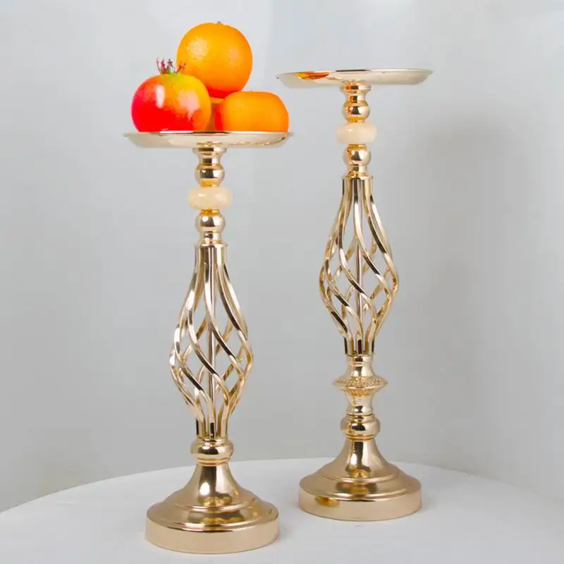 $10 шт. золотые полые рандомные подсвечники свадебный стол центральный дорожный