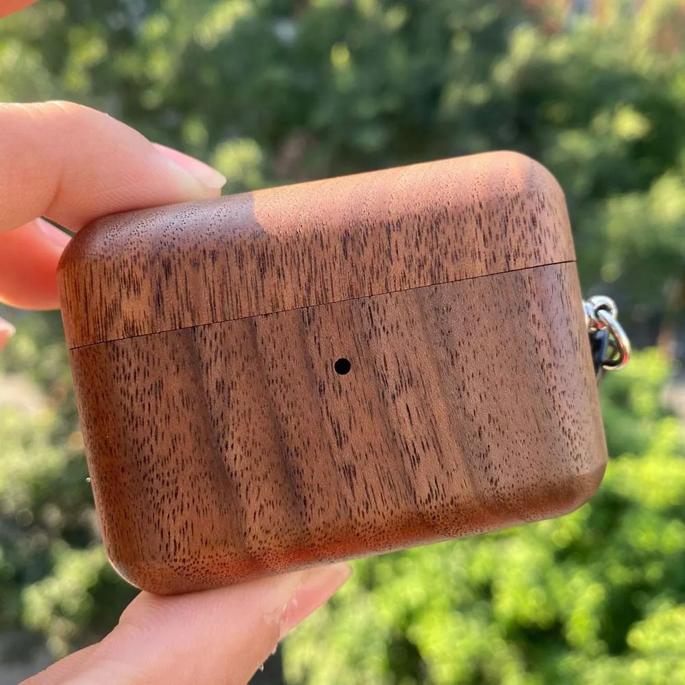 Для AirPods Pro, Жесткий Чехол, защитный твердый деревянный чехол, противоударный чехол для Airpods 3, чехол для зарядки наушников