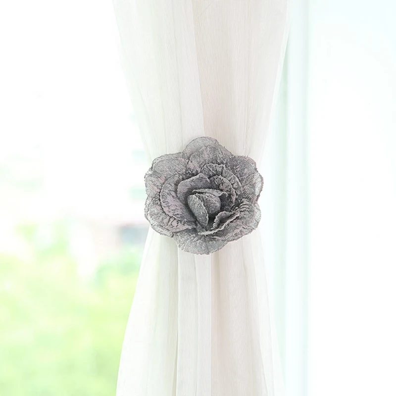1 шт. цветок подхват для штор Магнит пряжка Магнитная занавеска держатель