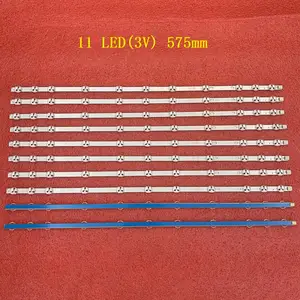 10 шт.лот 11LED Светодиодная лента для подсветки VESTEL 17DLB32NER1 32 NDV 32D1334DB VES315WNDL-01 VES315WNDS-2D-R02