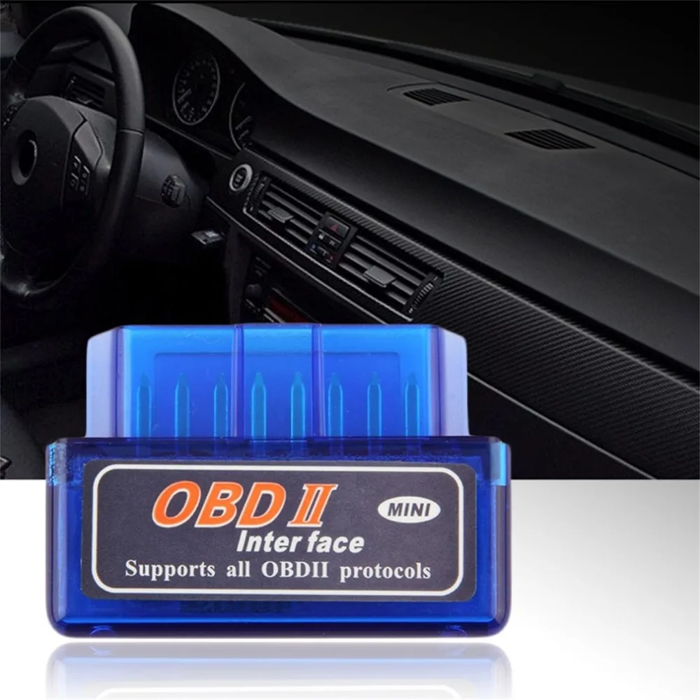 Автомобильный диагностический мини-сканер ELM327 OBD2 II Bluetooth портативный инструмент