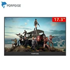 Портативный монитор PORPOISE 17,3 дюйма, узкий компьютерный удлинитель 1080 P