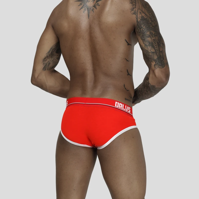 4 шт. сексуальное мужское нижнее белье трусы из хлопчатобумажной сетки дышащее