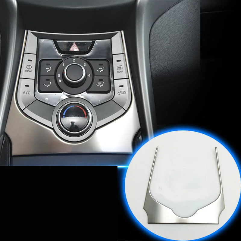 Автомобильная Центральная ручка управления из нержавеющей стали крышка отделка