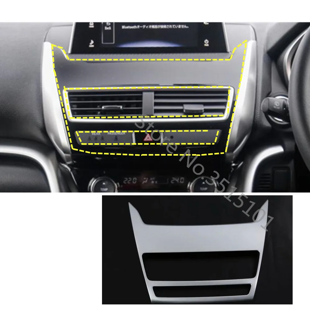 For Mitsubishi Eclipse Cross 2017 2018 2019 2020 Car Navigation Map GPS Trim Dashboard Meter Instrument Panel Gauge Frame | Автомобили и