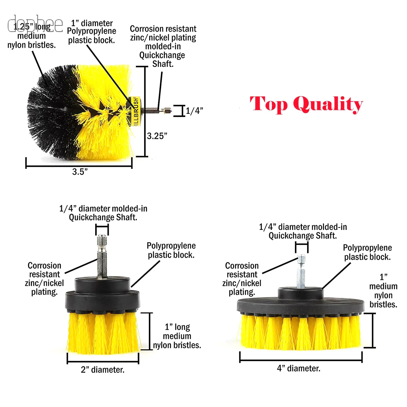 Щетка-дрель dophee мощная щетка-скребок для чистки поверхностей в ванной на кухне