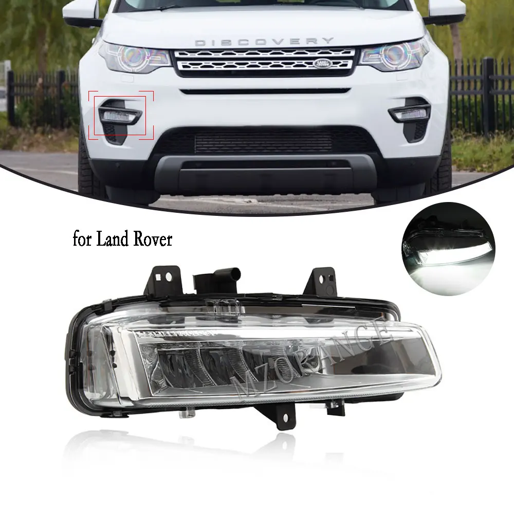 СВЕТОДИОДНЫЙ DRL светодиодный туман светильник s для Land Rover Discovery Sport 2015 2016 2017 2018 2019 туман светильник головной светильник фар дальнего света Пр...