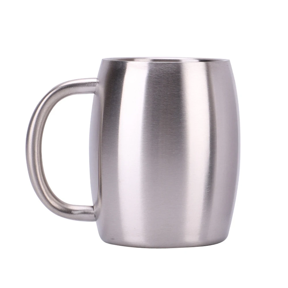 14 унций кофейная кружка из нержавеющей стали пивная чашка с двойными стенками