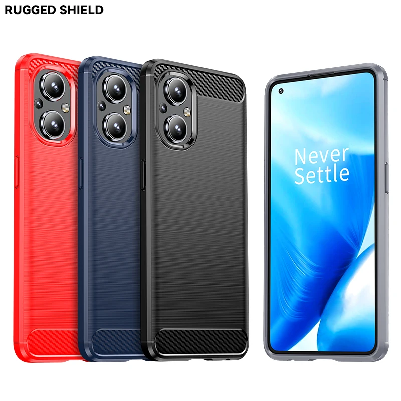 

For OnePlus Nord N20 5G Case Fiber Carbon Shockproof Silicone Bumper Cover for OnePlus Nord N20 5G Case for OnePlus Nord N20 5G