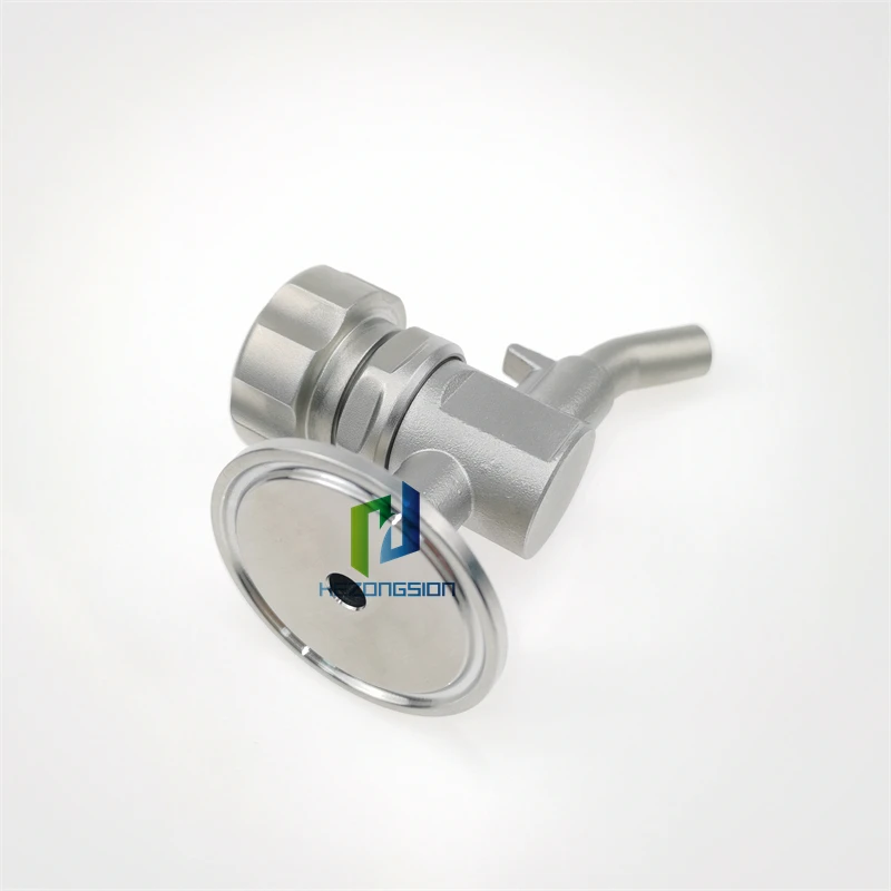 Санитарный клапан для образцов из нержавеющей стали SS316L 1 5 дюйма с тройным