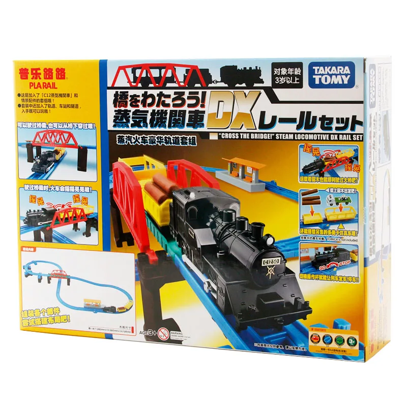 Takara Tomy Tomica железной дороги паровоз модель комплект забавные Развивающие детские
