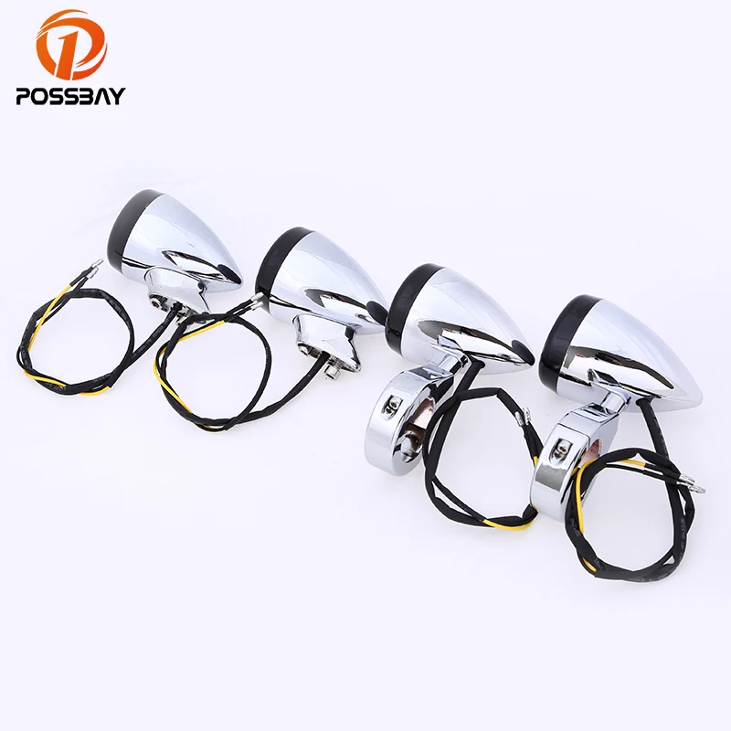 4 шт. универсальные мотоциклетные светодиодсветодиодный поворотные сигналы