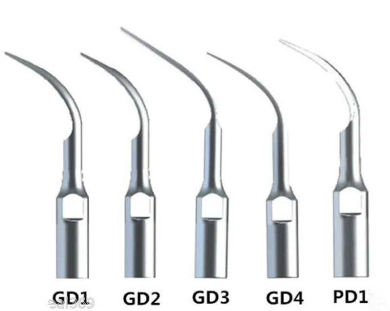 5 шт. стоматологический скалер перио наконечники для накипи GD1 GD2 GD3 GD4 PD1 подходит