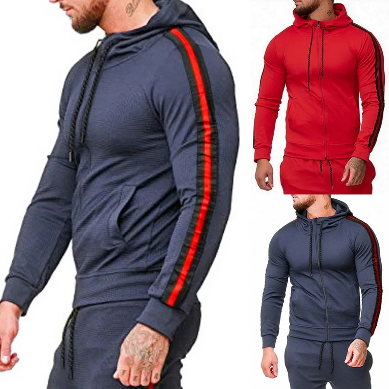 Aisputent мужской свитер с длинными рукавами полосатая Однотонная рубашка