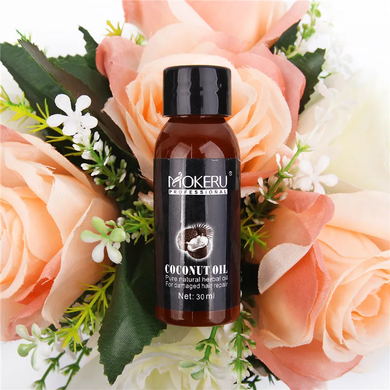30 мл натуральное органическое кокосовое масло для лечения роста волос средство