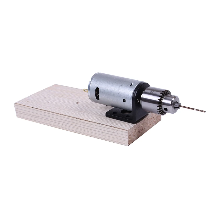 Мини Dc 12V электрический мотор деревянный Pcb ручной сверлильный пресс набор с 10 шт.