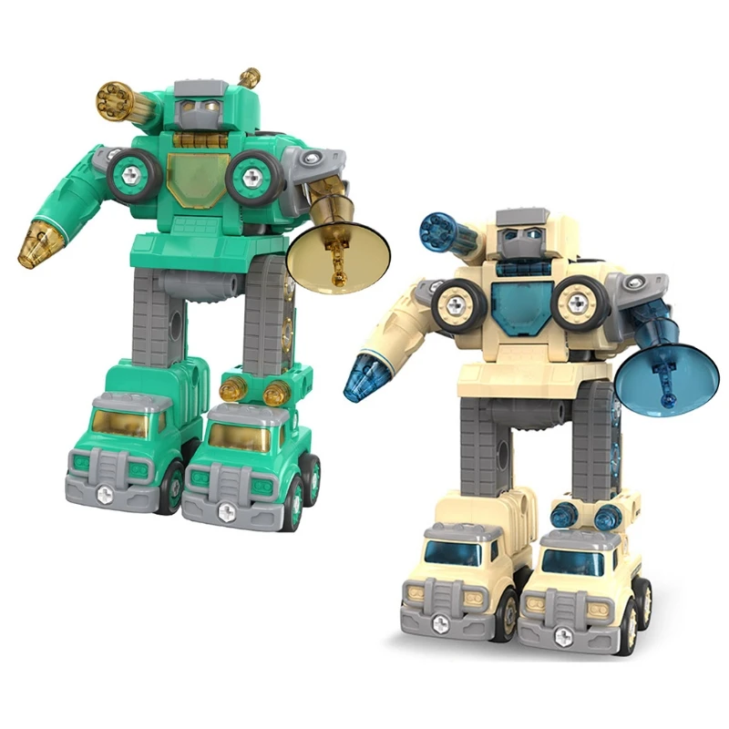 

Deformed Autobot Children DIY Disassembly Toy Assembling Car Educational Screw