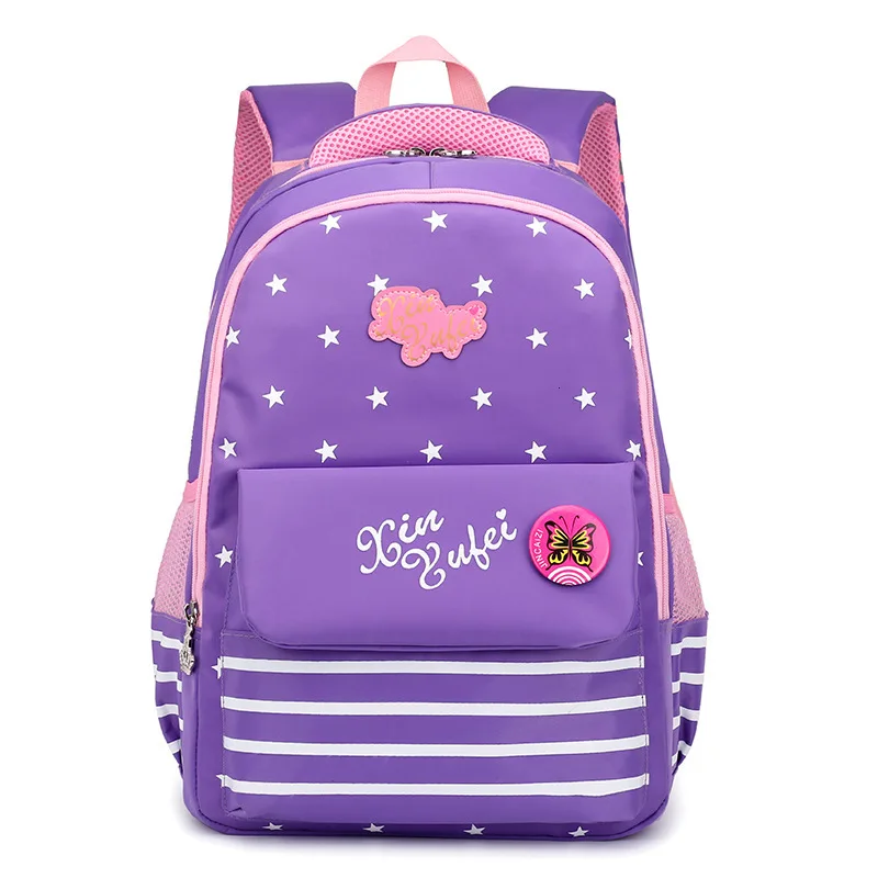Orthopedics School Bags Girls Princess Primary Backpacks Children SchoolBags Kids Waterproof Kids Backpac KMochila Infantil Zip