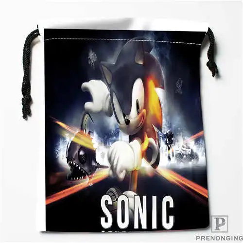 Пользовательские печати sonic_the_hedge сумки для покупок на шнурках дорожный мешочек для хранения плавать Пешие прогулки игрушка сумка унисекс мульти Size18-12-31-106 - Цвет: Bags