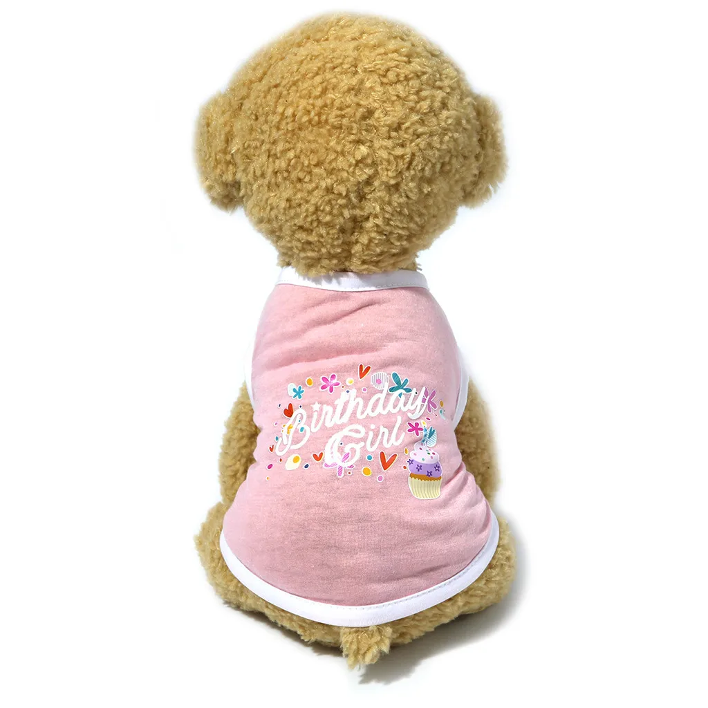 Креативные рубашки для собак Transer рубашка домашних питомцев на день рождения