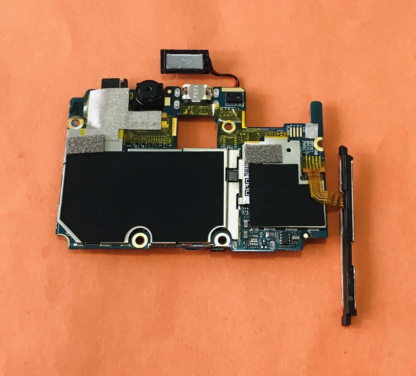 Б/у оригинальная материнская плата 2 Гб ОЗУ + 16 ПЗУ для DOOGEE X60L MTK6737 четырехъядерный